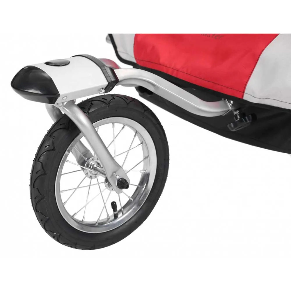 Bonin Ncab Dlx Fahrradanhänger, Red / grey / black, Max 40kg Bonin Ncab Dlx Fahrradanhänger, Red / grey / black, Max 40kg