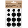 Bookman Reflektierendes Stickerset Lo Unisex, schwarz, TU