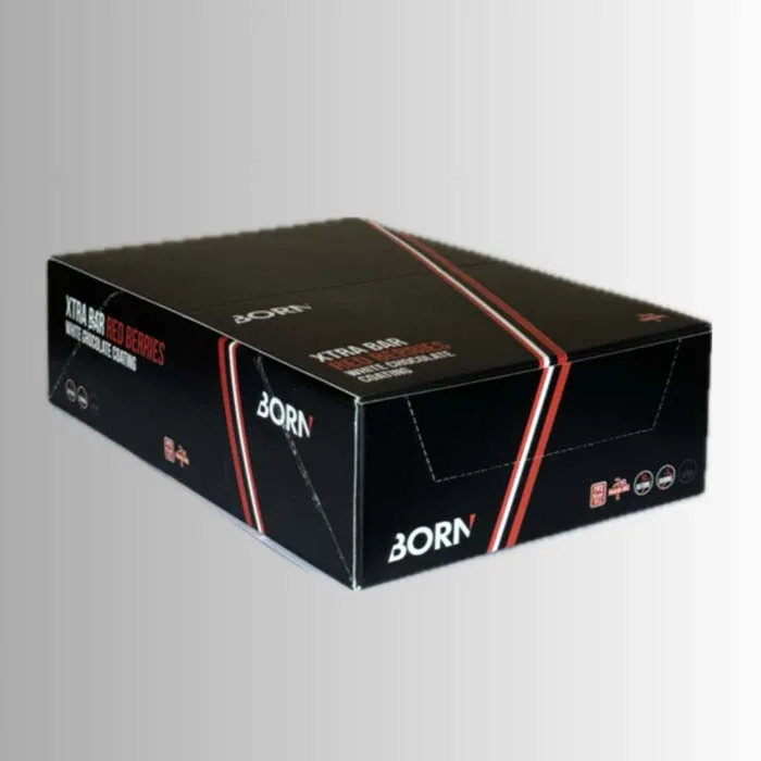 BORN Xtra Energie-riegel-box Beeren 50g 15 Einheiten, Black, One Size BORN Xtra Energie-riegel-box Beeren 50g 15 Einheiten, Black, One Size