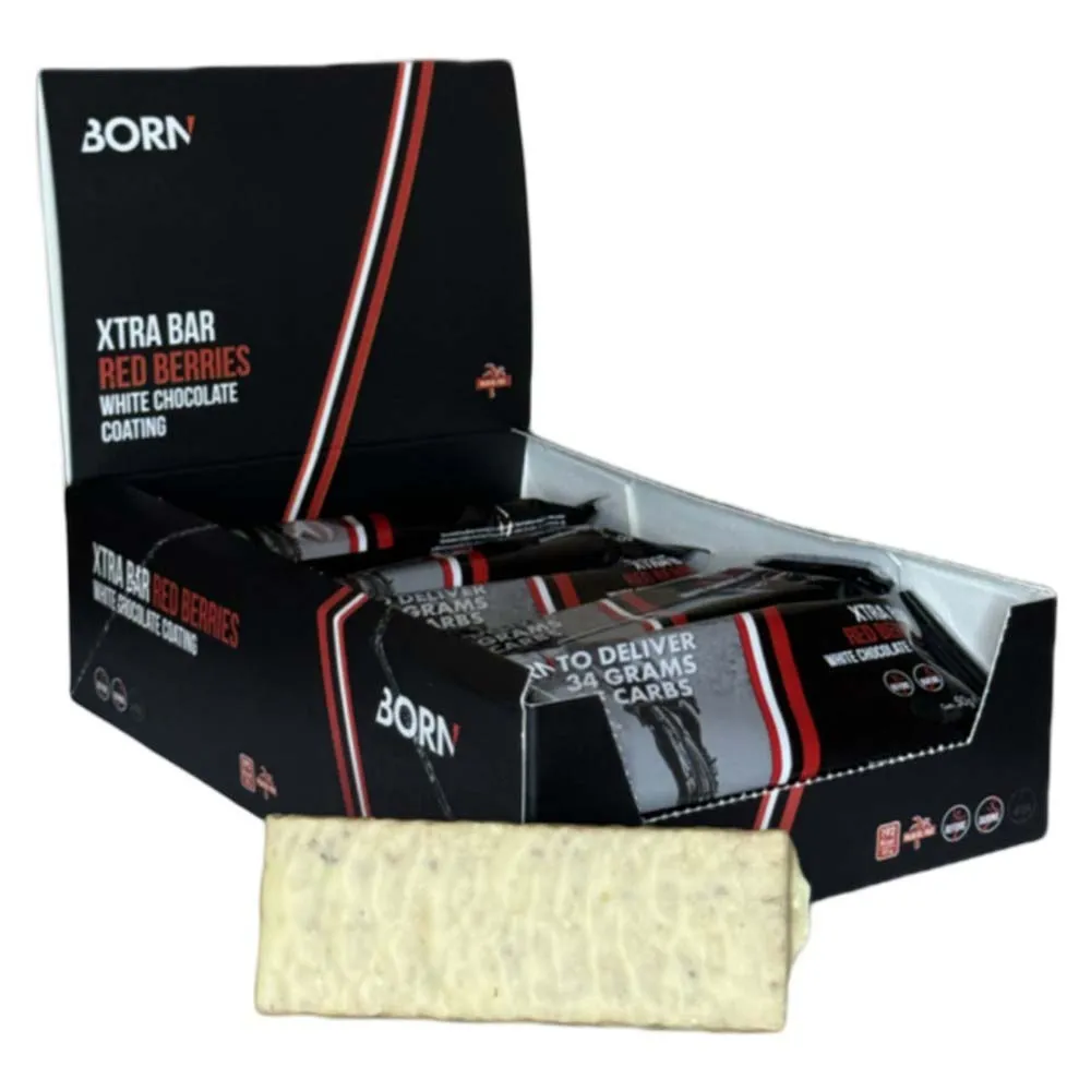 BORN Xtra Energie-riegel-box Beeren 50g 15 Einheiten, Black, One Size BORN Xtra Energie-riegel-box Beeren 50g 15 Einheiten, Black, One Size
