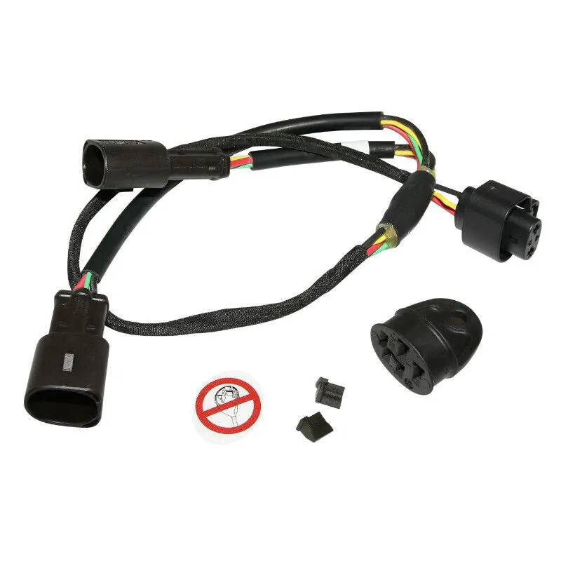 Bosch Kabeladapter für Doppelakkus mit Ladebuchse und Stiftabdeckung BCH231 Unisex, schwarz, 515/430mm