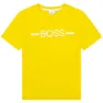 Boss J25n29 Kurzarm-t-shirt, Yellow, 16Y
