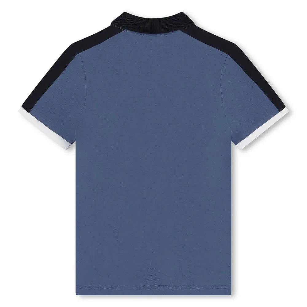 Boss J50766 Kurzarm-poloshirt, Blue, 6Y