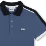 Boss J50766 Kurzarm-poloshirt, Blue, 6Y