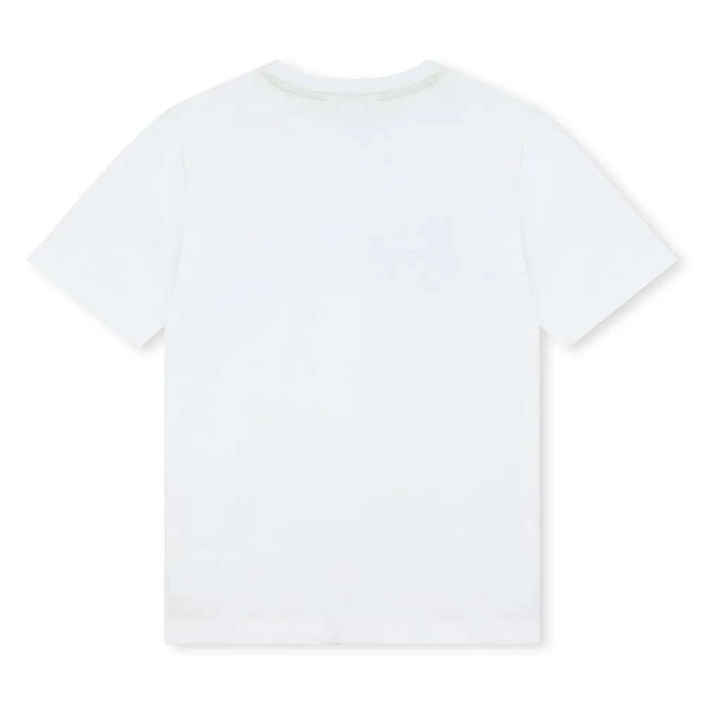 Boss J50771 Kurzarm-t-shirt, White, 6Y