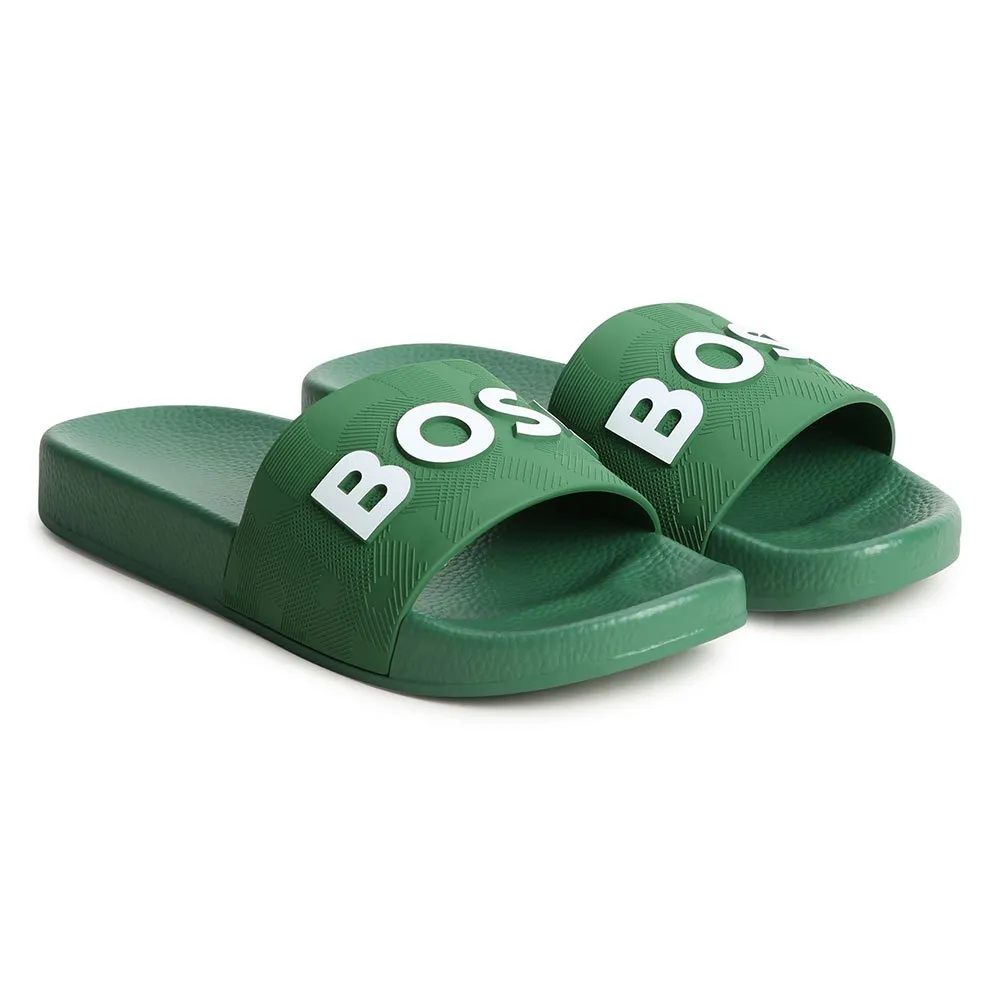 Boss J50879 Badesandalen, Green, EU 28