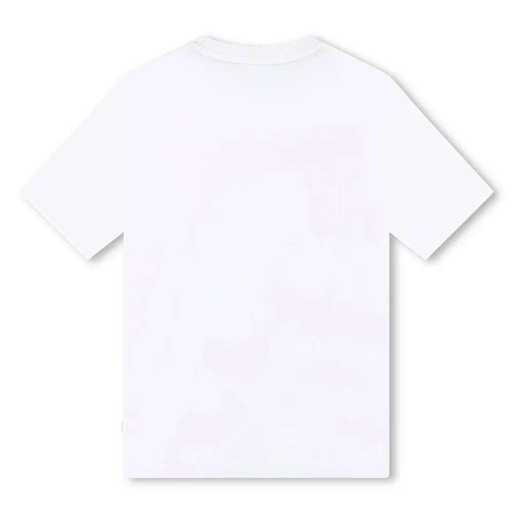 Boss J51026 Kurzarm-t-shirt, White, 4Y Boss J51026 Kurzarm-t-shirt, White, 4Y