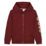 Boss J51127 Kapuzenpullover, Bordeaux, 4Y