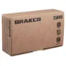 BRAKCO A2 V-brake 70 Mm Symmetric Komplette Felgenbremsbeläge 25 Einheiten, Black, One Size
