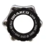 BRAKCO Centerlock Bremsscheibenadapter Für Fahrrad, Black, One Size