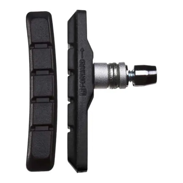 BRAKCO V-brake Felgenbremsbeläge 25 Paare, Black, 72mm BRAKCO V-brake Felgenbremsbeläge 25 Paare, Black, 72mm