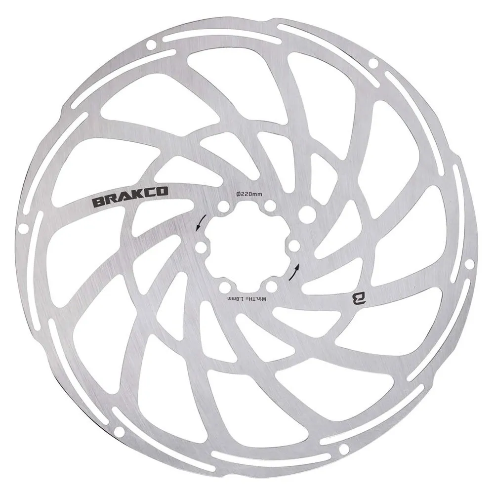BRAKCO Xsc 6b Reinforced E-bike 2 Mm Bremsscheibe BRAKCO Xsc 6b Reinforced E-bike 2 Mm Bremsscheibe