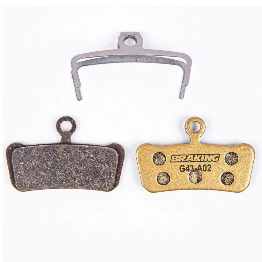 BRAKING Avid X.0 Trail/sram Guide Metallische Carbon-scheibenbremsbeläge, Gold, One Size BRAKING Avid X.0 Trail/sram Guide Metallische Carbon-scheibenbremsbeläge, Gold, One Size