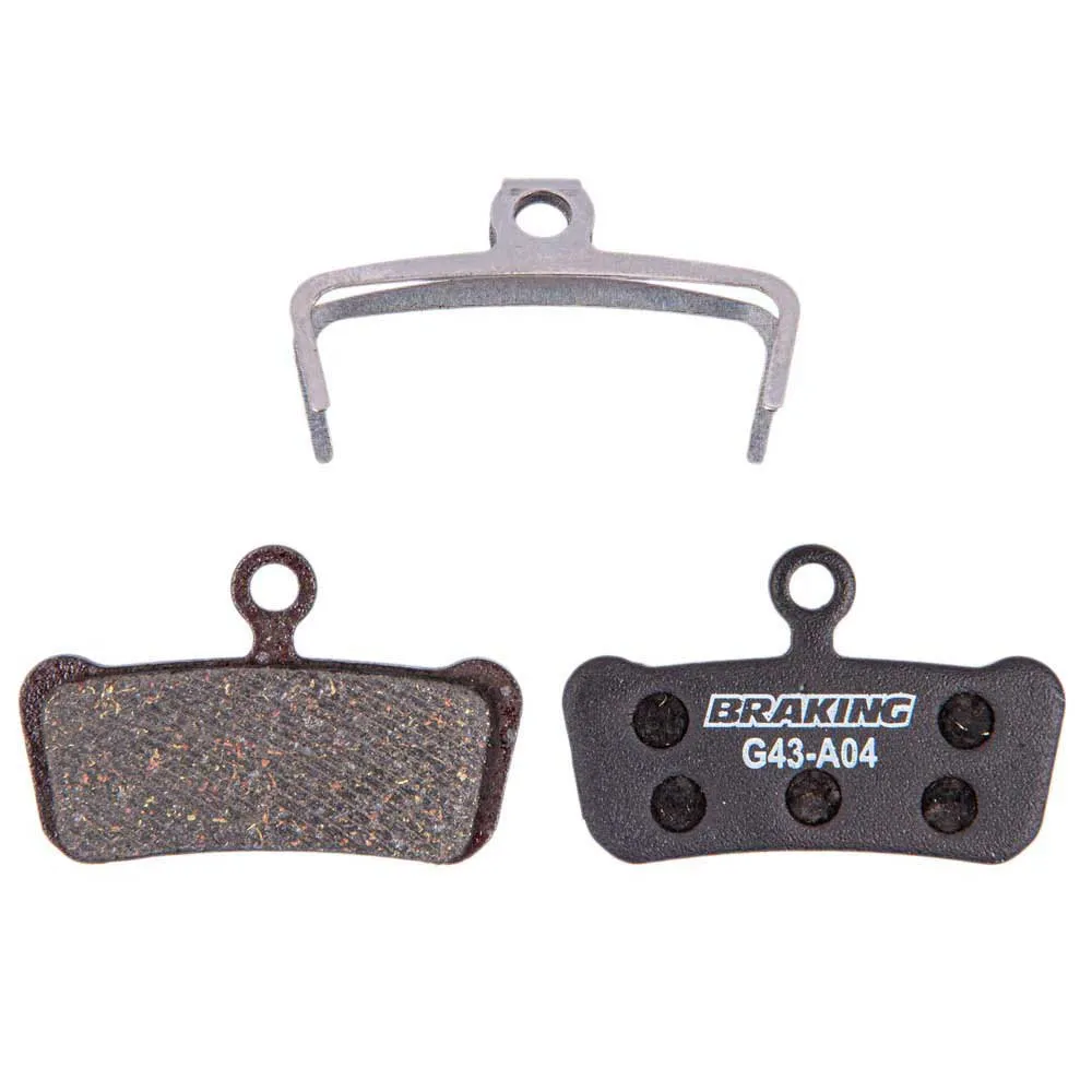 BRAKING Avid X.0 Trail/sram Guide Organische Scheibenbremsbeläge 20 Paare, Black, One Size BRAKING Avid X.0 Trail/sram Guide Organische Scheibenbremsbeläge 20 Paare, Black, One Size