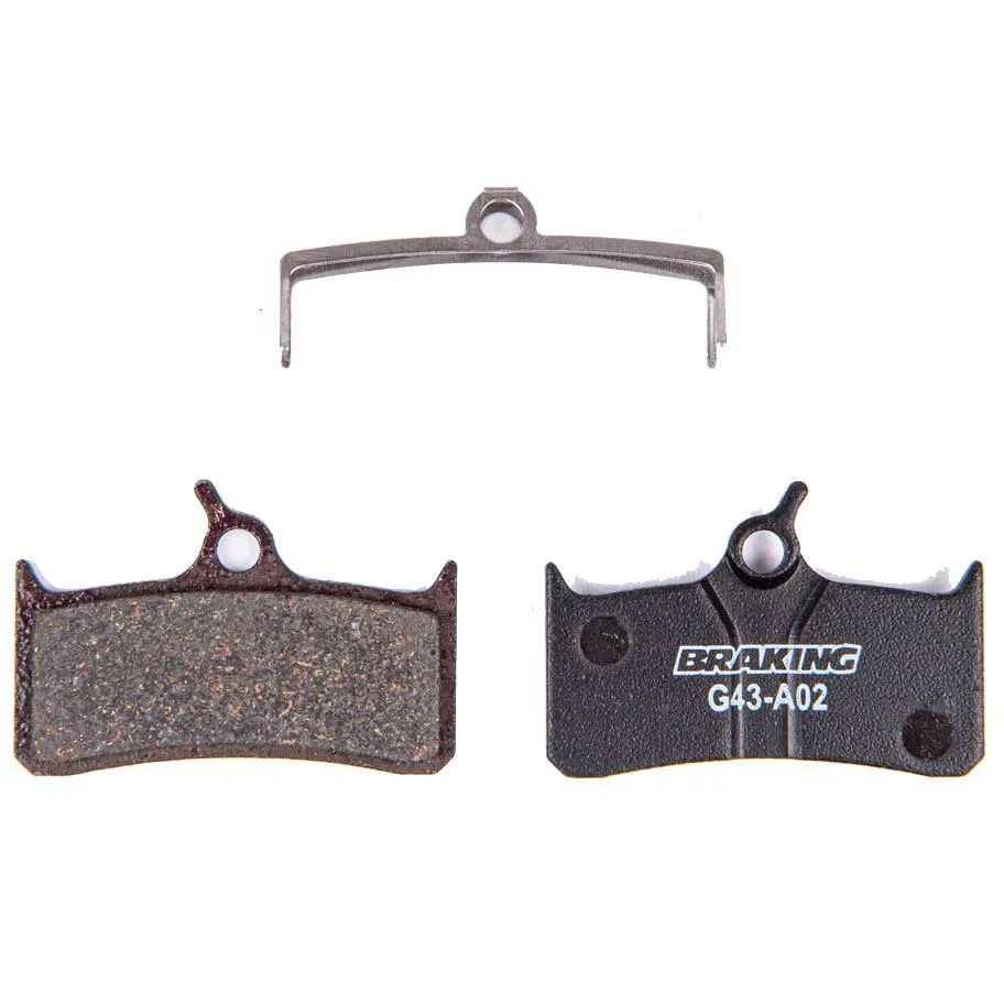 BRAKING Hope Mono Organische Scheibenbremsbeläge, Black, One Size