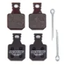 BRAKING Magura Mt5/mt7 Organische Scheibenbremsbeläge 2 Paare, Black, One Size