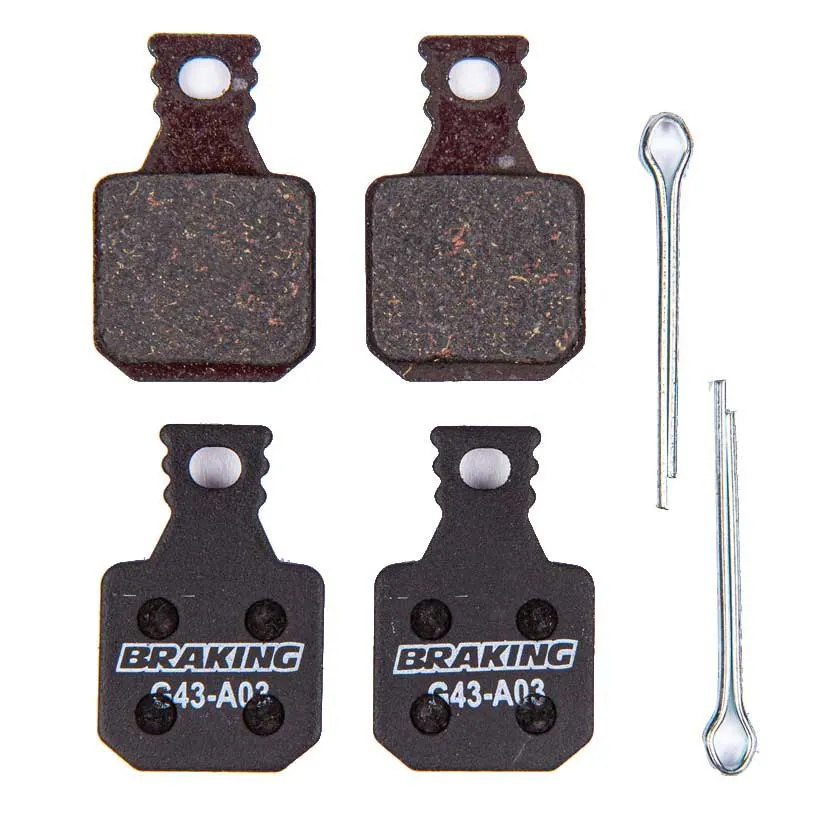 BRAKING Magura Mt5/mt7 Organische Scheibenbremsbeläge 2 Paare, Black, One Size BRAKING Magura Mt5/mt7 Organische Scheibenbremsbeläge 2 Paare, Black, One Size
