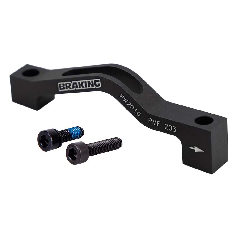 BRAKING Pm180-pm203 Scheibenbrems-bremssattel-adapter, Black, One Size BRAKING Pm180-pm203 Scheibenbrems-bremssattel-adapter, Black, One Size