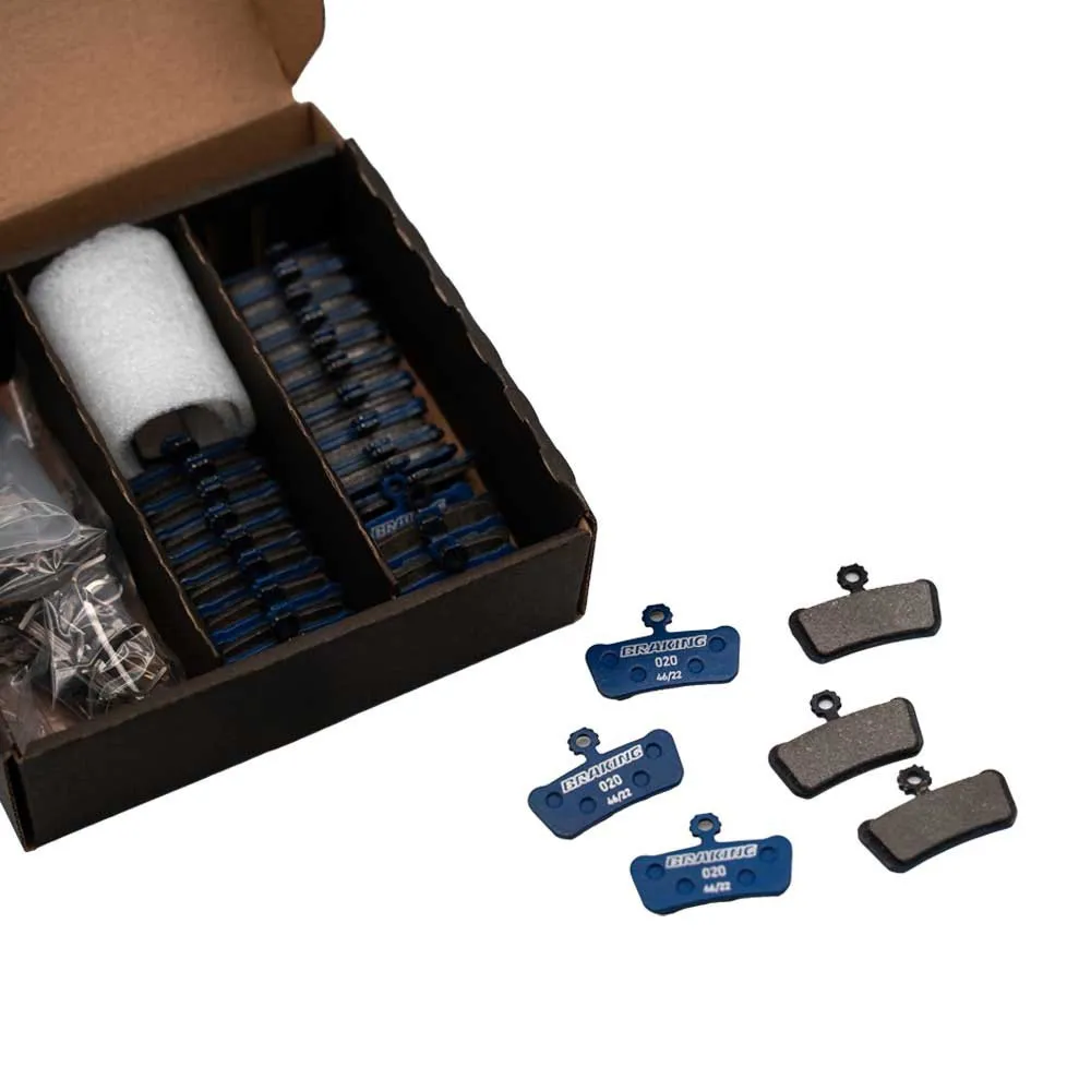 BRAKING Race World Cup Avid X.0/sram Trail/sram Guide Sinterbremsbeläge 25 Paare, Blue, One Size BRAKING Race World Cup Avid X.0/sram Trail/sram Guide Sinterbremsbeläge 25 Paare, Blue, One Size