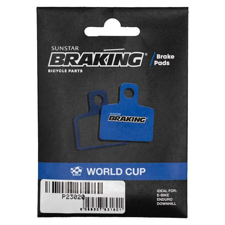 BRAKING Race World Cup Avid X.0/sram Trail/sram Guide Sinterbremsbeläge, Blue, One Size BRAKING Race World Cup Avid X.0/sram Trail/sram Guide Sinterbremsbeläge, Blue, One Size