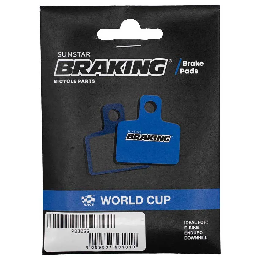 BRAKING Race World Cup Magura Mt5/mt7 Sinterbremsbeläge 2 Paare, Blue, One Size BRAKING Race World Cup Magura Mt5/mt7 Sinterbremsbeläge 2 Paare, Blue, One Size