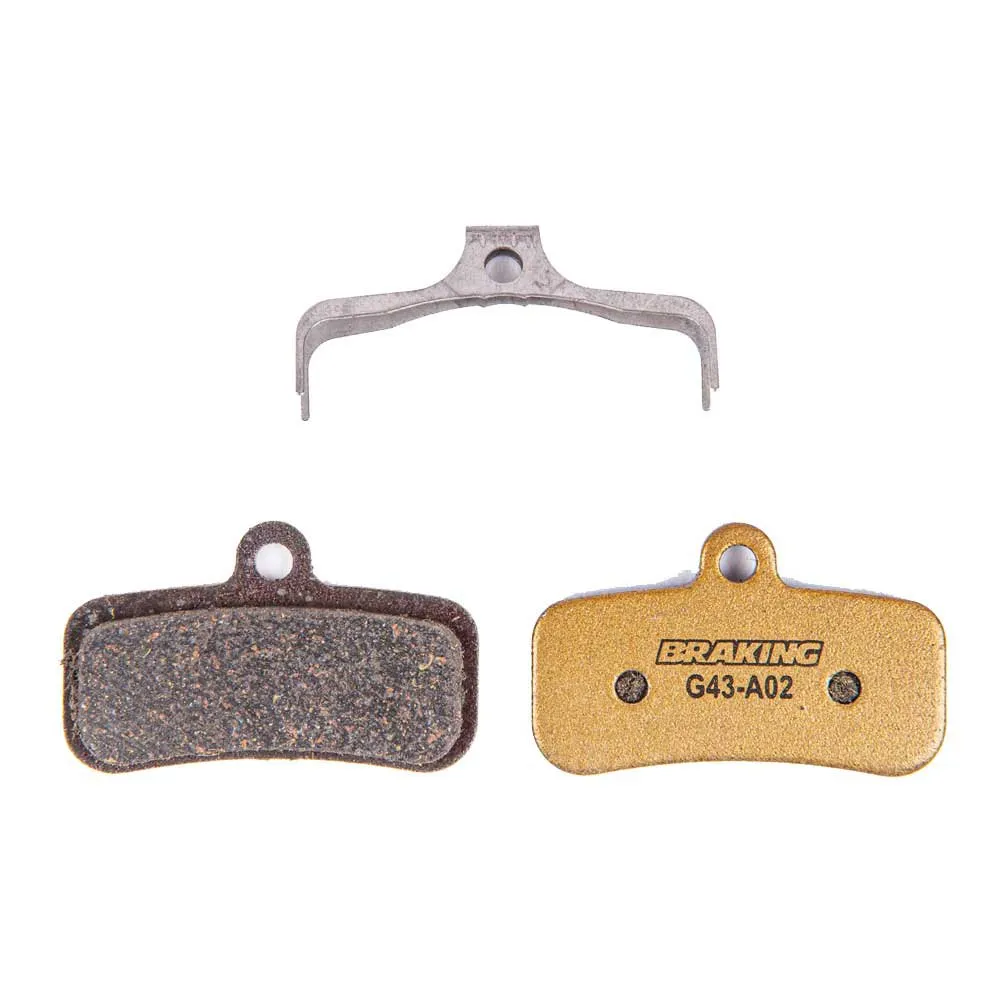 BRAKING Shimano Saint 2010 Metallische Carbon-scheibenbremsbeläge, Gold, One Size BRAKING Shimano Saint 2010 Metallische Carbon-scheibenbremsbeläge, Gold, One Size
