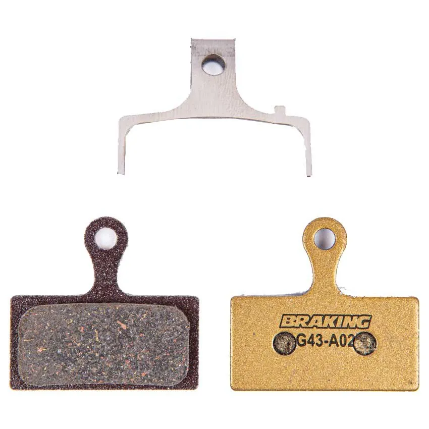 BRAKING Shimano Xtr 2011 Metallische Carbon-scheibenbremsbeläge, Gold, One Size BRAKING Shimano Xtr 2011 Metallische Carbon-scheibenbremsbeläge, Gold, One Size