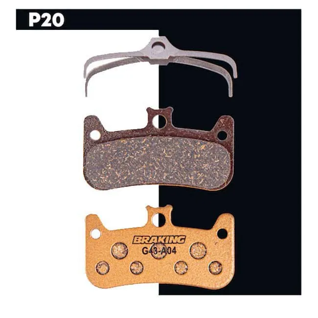 BRAKING Shimano Xtr Sinterbremsbeläge, Gold, One Size BRAKING Shimano Xtr Sinterbremsbeläge, Gold, One Size