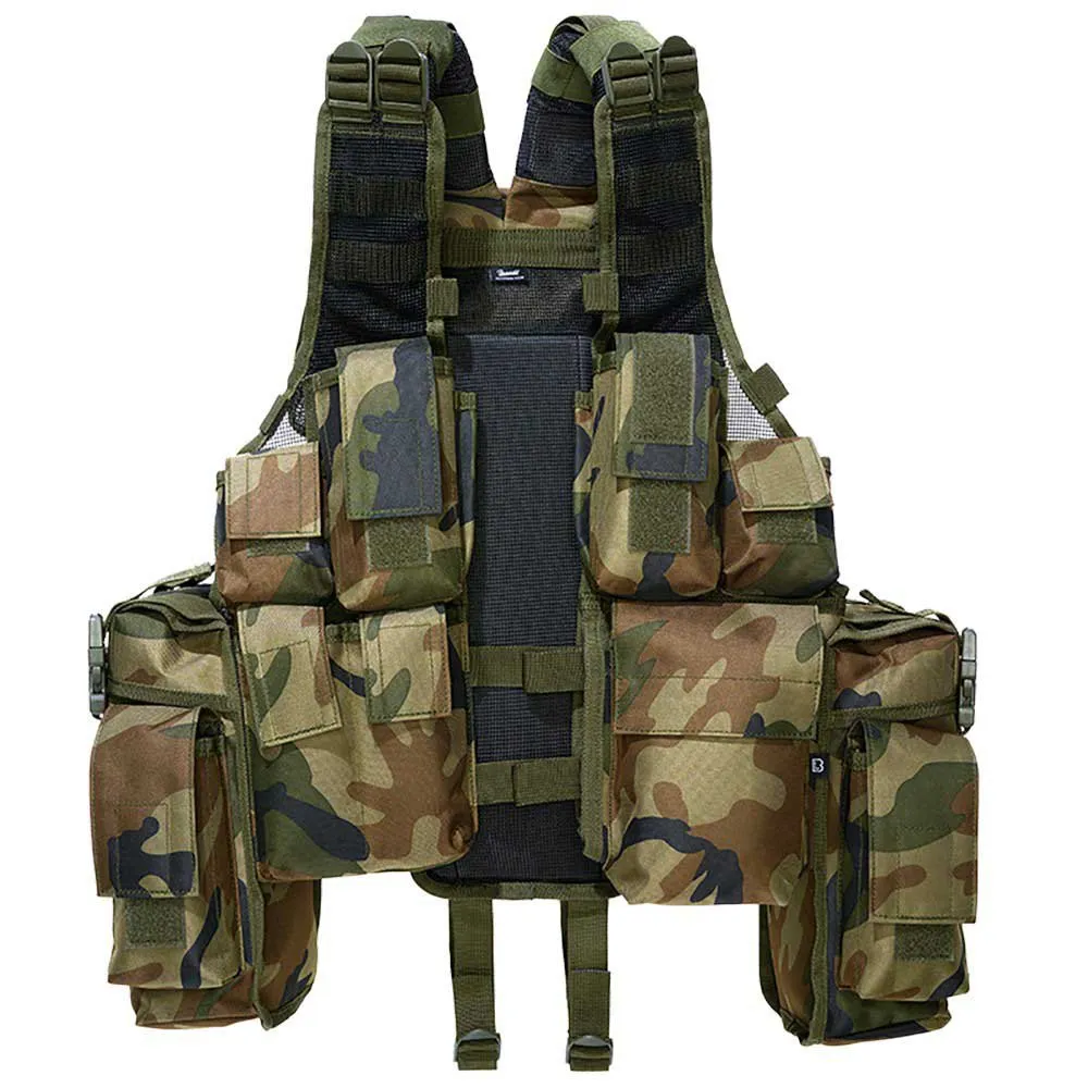 Brandit Tactical Weste, Woodland Brandit Tactical Weste, Woodland