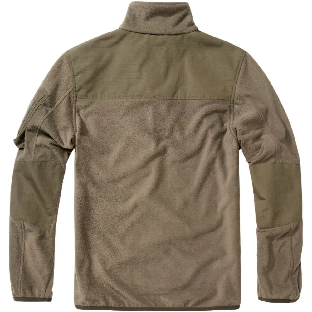 Brandit Troyer Ripstop Fleece Mit Halbem Reißverschluss Brandit Troyer Ripstop Fleece Mit Halbem Reißverschluss