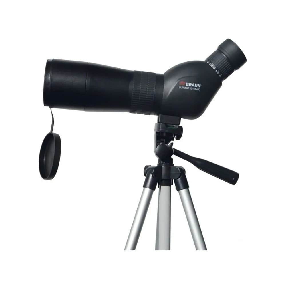 Braun Photo Ultralit Spektiv 15-45x60 Spektiv, Black, One Size Braun Photo Ultralit Spektiv 15-45x60 Spektiv, Black, One Size