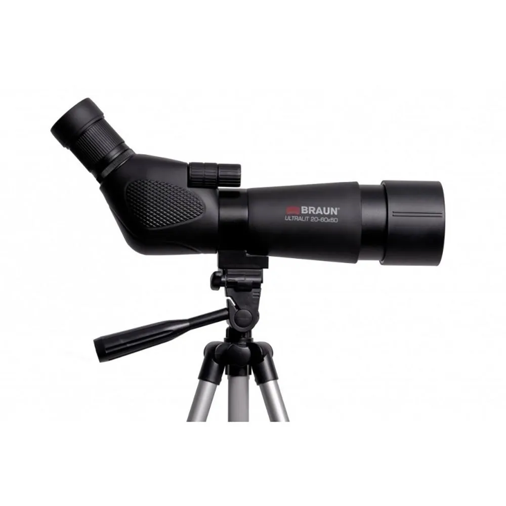 Braun Photo Ultralit Spektiv 20-60x60 Spektiv, Black, One Size Braun Photo Ultralit Spektiv 20-60x60 Spektiv, Black, One Size