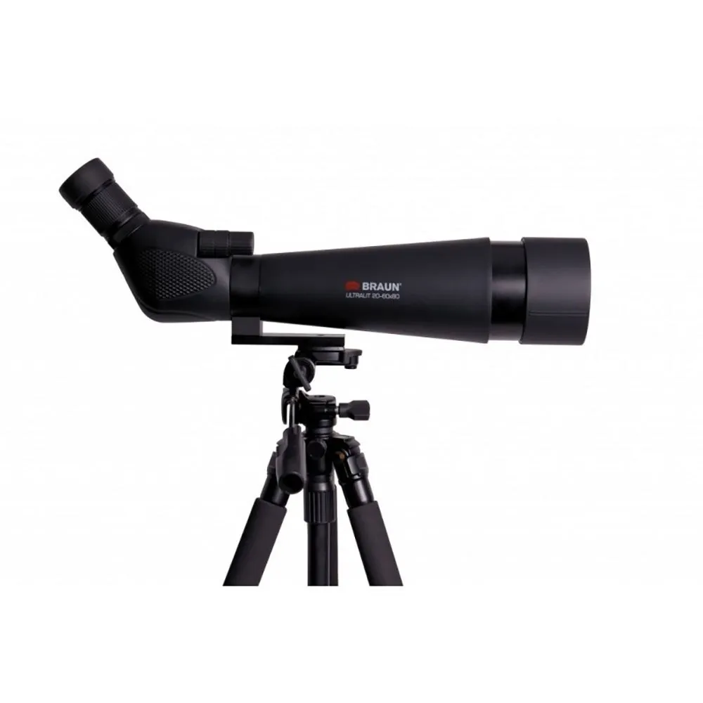 Braun Photo Ultralit Spektiv 20-60x80 Spektiv, Black, One Size Braun Photo Ultralit Spektiv 20-60x80 Spektiv, Black, One Size