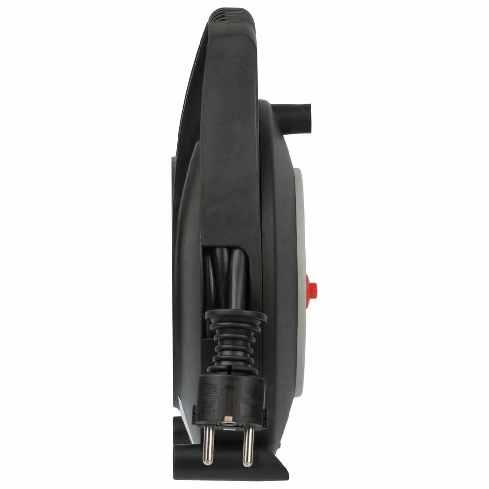 Brennenstuhl 1092200 4 Outlets With Circuit Breaker 5 M Kabeltrommel, Black, One Size Brennenstuhl 1092200 4 Outlets With Circuit Breaker 5 M Kabeltrommel, Black, One Size
