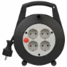 Brennenstuhl 1092200 4 Outlets With Circuit Breaker 5 M Kabeltrommel, Black, One Size