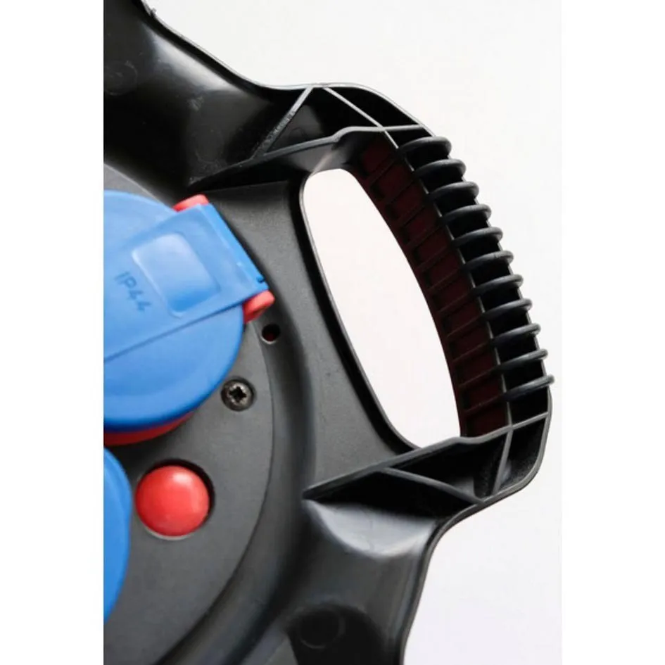 Brennenstuhl Reel-x-gum 3 Outlets 10 M Kabeltrommel, Black, One Size Brennenstuhl Reel-x-gum 3 Outlets 10 M Kabeltrommel, Black, One Size
