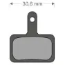 Brenta Ciclo Deore/altus/orion Shimano/trp/quad Sinterbremsbeläge, Black / silver, One Size