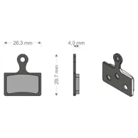 Brenta Ciclo Durace/xtr/mcx1shimano/rever/tek Sinterbremsbeläge
