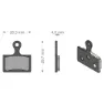 Brenta Ciclo Durace/xtr/mcx1shimano/rever/tek Sinterbremsbeläge, Black / silver, One Size