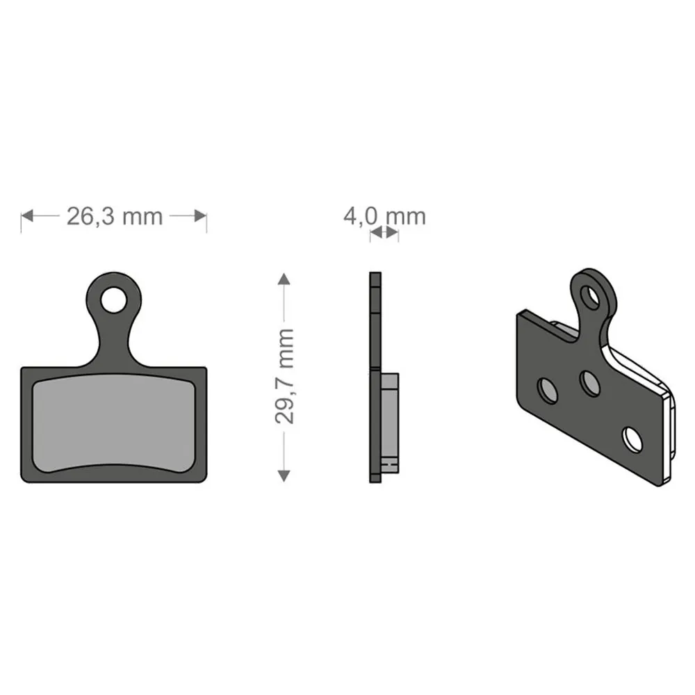 Brenta Ciclo Durace/xtr/mcx1shimano/rever/tek Sinterbremsbeläge, Black / silver, One Size Brenta Ciclo Durace/xtr/mcx1shimano/rever/tek Sinterbremsbeläge, Black / silver, One Size