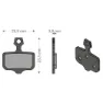Brenta Ciclo Elixir 9/7/cr/xx/t/tl Avid/sram Sinterbremsbeläge, Black / silver, One Size