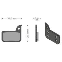 Brenta Ciclo Hrd/etap/ultimate/tlm Sram Sinterbremsbeläge