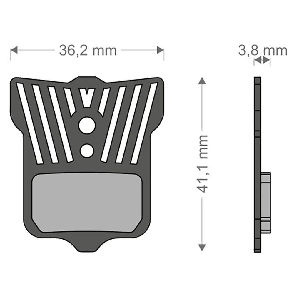 Brenta Ciclo Light Tech Elixir 9/7/cr/xx/x0/t/tl Avid/sram Scheibenbremsbeläge, Black / silver, One Size Brenta Ciclo Light Tech Elixir 9/7/cr/xx/x0/t/tl Avid/sram Scheibenbremsbeläge, Black / silver, One Size