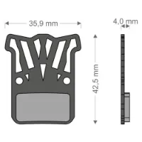 Brenta Ciclo Light Tech Hrd/etap/level Ultimate/tlm Sram Scheibenbremsbeläge Brenta Ciclo Light Tech Hrd/etap/level Ultimate/tlm Sram Scheibenbremsbeläge