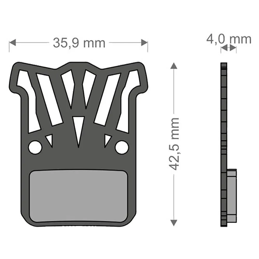 Brenta Ciclo Light Tech Hrd/etap/level Ultimate/tlm Sram Scheibenbremsbeläge, Black / silver, One Size Brenta Ciclo Light Tech Hrd/etap/level Ultimate/tlm Sram Scheibenbremsbeläge, Black / silver, One Size