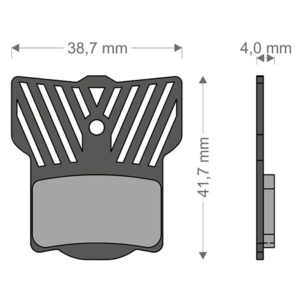 Brenta Ciclo Light Tech Mt2-8 Disk Magura Scheibenbremsbeläge, Black / silver, One Size Brenta Ciclo Light Tech Mt2-8 Disk Magura Scheibenbremsbeläge, Black / silver, One Size