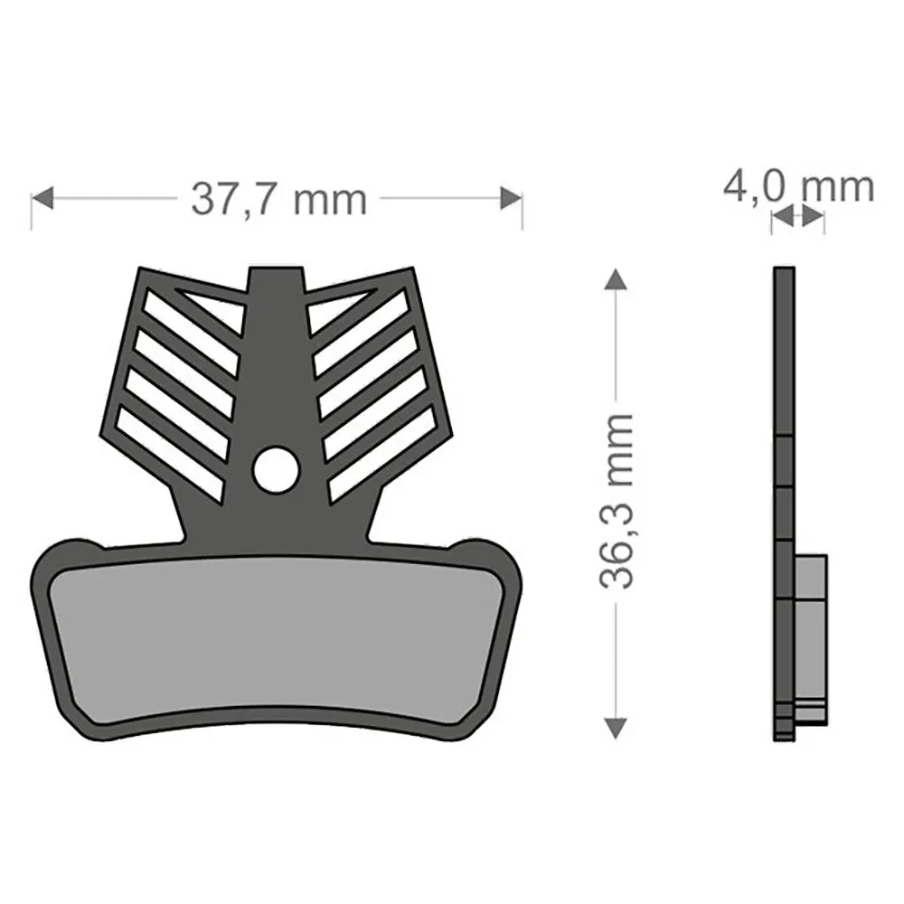 Brenta Ciclo Light Tech Xo-elixir Trail/rsc/r/t Avid/sram Scheibenbremsbeläge, Black / silver, One Size Brenta Ciclo Light Tech Xo-elixir Trail/rsc/r/t Avid/sram Scheibenbremsbeläge, Black / silver, One Size