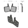 Brenta Ciclo Mt5/mt7 Magura Sinterbremsbeläge, Black / silver, One Size