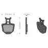 Brenta Ciclo Oro Formula Sinterbremsbeläge, Black / silver, One Size