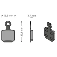 Brenta Ciclo Performance Tech Mt5/mt7 Magura (4 Pieces) Scheibenbremsbeläge Brenta Ciclo Performance Tech Mt5/mt7 Magura (4 Pieces) Scheibenbremsbeläge